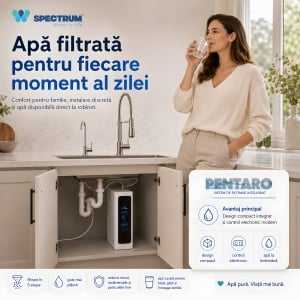 Sistem osmoză inversă PENTARO – 5 stadii, 600 GPD, UV-C - Img 11