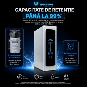Sistem osmoză inversă PENTARO – 5 stadii, 600 GPD, UV-C - Img 7