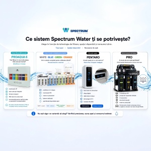 Sistem osmoză inversă PENTARO – 5 stadii, 600 GPD, UV-C - Img 18