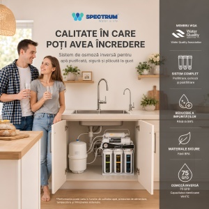 Sistem osmoză inversă WHITE Series – 5 stadii, 75 GPD - Img 10