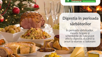 Digestia în perioada sărbătorilor