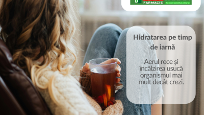 Hidratarea iarna: de ce ne deshidratăm în sezonul rece și ce efecte are asupra sănătății