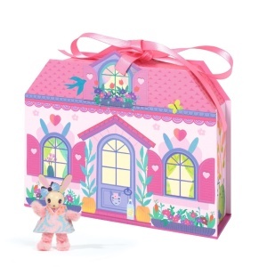 Casuta miniaturala de asamblat si colorat Rosie, Djeco - Img 3