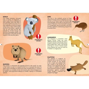 Cunoaste si exploreaza - Puzzle Animale pe cale de disparitie (205 piese) - Img 2