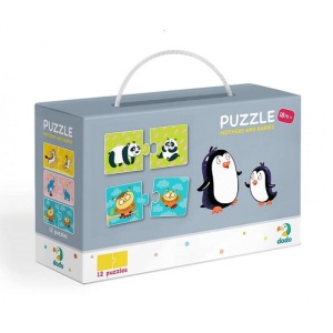 Duo Puzzle - Mama si puiul (2 piese) - Img 2