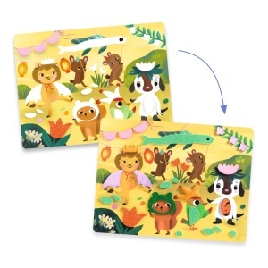 Joc creativ Colaj cu stickere din spuma, Djeco - Img 2