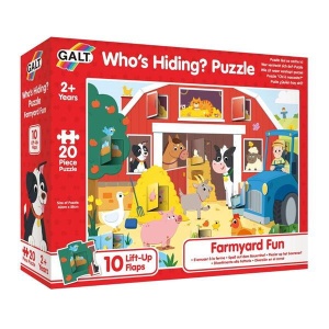 Puzzle cu surprize - Distractie la ferma (20 piese) - Img 2