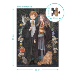 Puzzle Harry Potter - Hermione si Ronald ( 300 piese) - Img 4