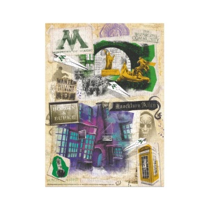 Puzzle Harry Potter - Ministerul Magiei & Aleea Nocturn (450 piese) - Img 3