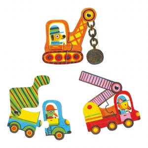 Puzzle mobil duo Vehicule, Djeco - Img 3