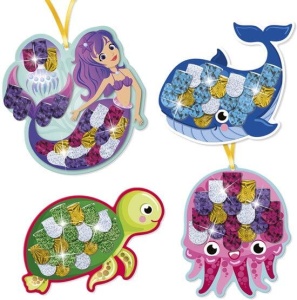 Set creativ cu folii de transfer - Creaturi marine - Img 2