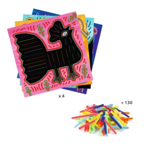 Tablouri cu sarma plusata Super soft, Djeco - Img 4