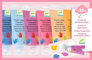 6 culori de pictat cu mana Sweet, Djeco - Img 2