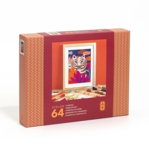 Atelier creativ 64 pentru adulti Goblen si broderie, Djeco - Img 1