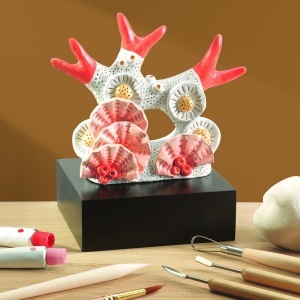 Atelier creativ 85 pentru adulti Modelaj in lut, Djeco - Img 4