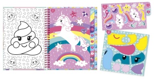 Carticica cu activitati si abtibilduri - Unicorn - Img 2