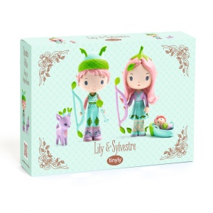 Figurine Tinyly Elfii Lily & Sylvestre, Djeco - Img 2