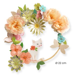 Joc creativ DIY Coronita cu flori Dalia, Djeco - Img 4