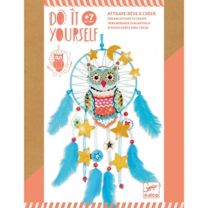 Joc creativ DIY Dreamcatcher bufnita, Djeco - Img 2