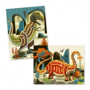 Joc creativ mozaic Dinozauri, Djeco - Img 3