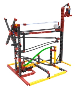 Kit STEM Circuite XL de reactii in lant traznite, Fischertechnik - Img 2
