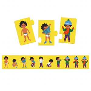 Puzzle Ma imbrac singur, Djeco - Img 3