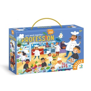 Puzzle meserii - Bucatar (150 piese)