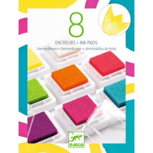 Tusiere colorate pentru stampile, Djeco - Img 2