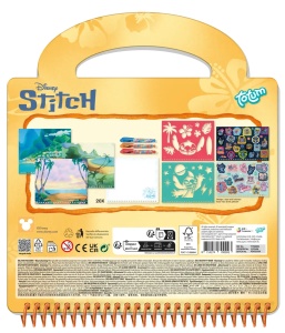 Carte de activitati & pixuri - Stitch - Img 2