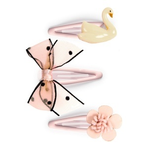 Colectia Plume - 3 agrafe de par Violette, Djeco