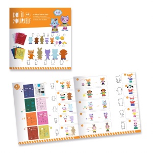 Joc creativ DIY Funky Familie, Djeco - Img 4