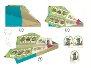 Joc creativ origami Avioane, Djeco - Img 2