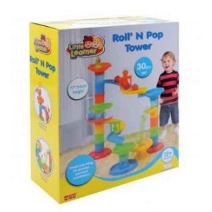 Jucarie interactiva - Turnulet cu bilute (30 piese) - Img 3