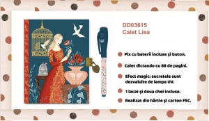 Jurnal secret cu pix magic Lisa, Djeco - Img 2