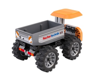 Kit STEM Camion de santier de asamblat si manevrat, Fischertechnik - Img 4