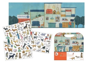 La medicul veterinar, set magnetic, Egmont Toys