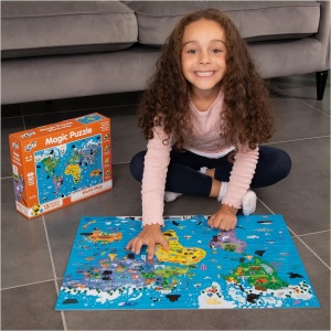 Magic Puzzle - Harta lumii ( 50 piese) - Img 3