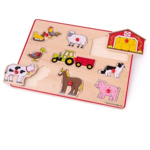 Puzzle din lemn incastru - Ferma - Img 2