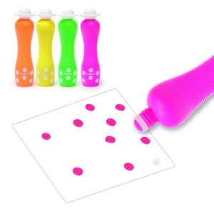 Set 4 markere culori neon, Djeco - Img 3