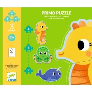 Set puzzle-uri evolutive In ocean, Djeco - Img 4