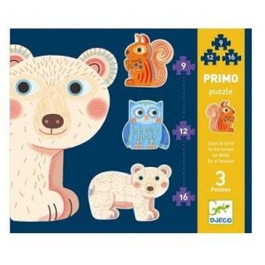 Set Puzzle-uri evolutive In padure, Djeco - Img 2