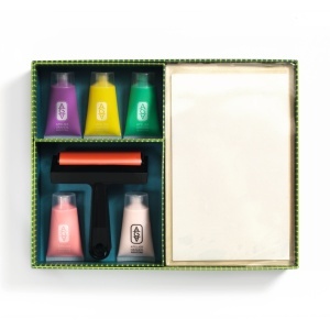 Atelier creativ 46 pentru adulti Imprimare pe gel, Djeco - Img 2