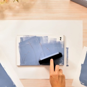 Atelier creativ 47 pentru adulti Imprimare pe gel, Djeco - Img 4