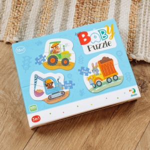 Baby puzzle 3 in 1 - Mijloace de transport (2,3,4 piese) - Img 4
