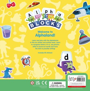 Carticica cu activitati Alphablocks - Lipesc, ma joc & invat - Img 2