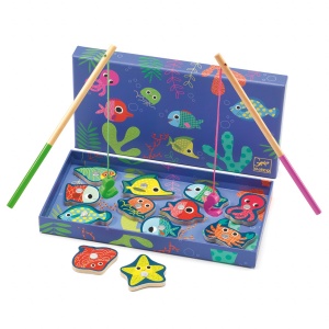 Joc magnetic de pescuit Fishing colour, Djeco - Img 2