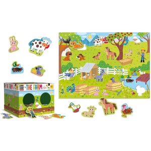 Joc tactil Montessori - Ferma - Img 2