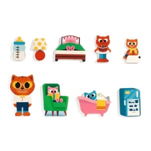 Puzzle din lemn Acasa, Djeco - Img 4
