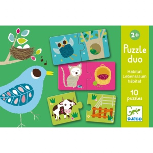 Puzzle duo Habitat, Djeco - Img 2