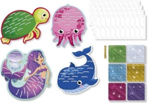 Set creativ cu folii de transfer - Creaturi marine - Img 3